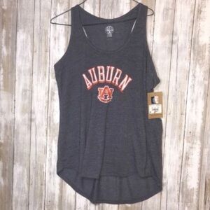 NWT Auburn High Low Navy Tank Women’s Large